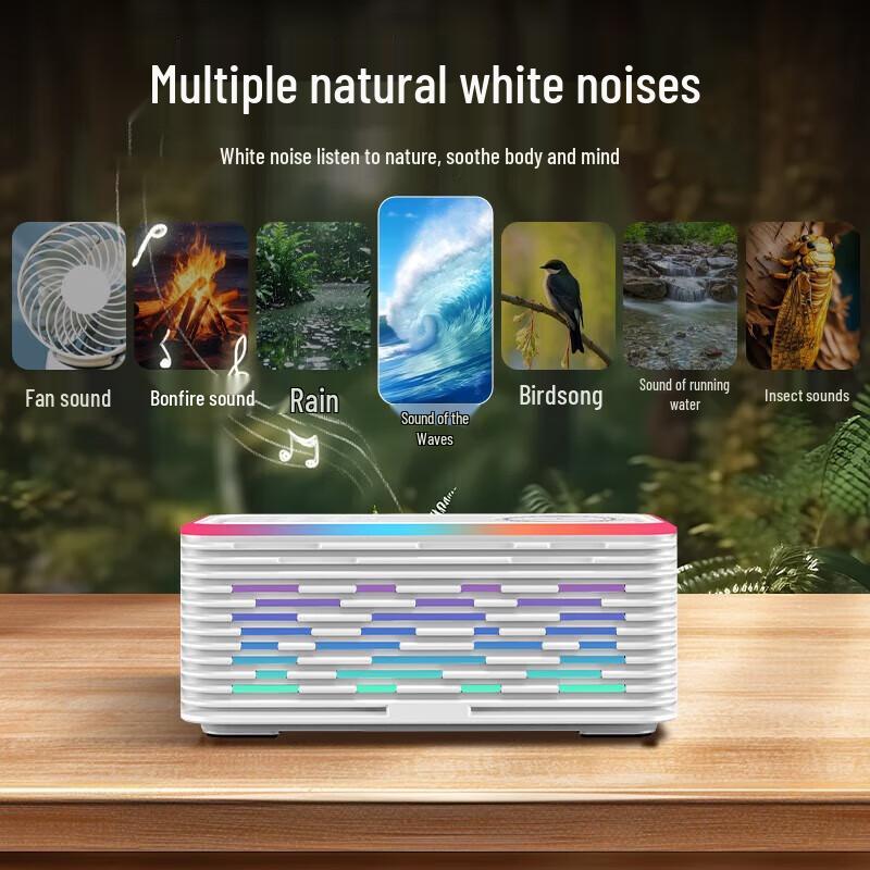 Newmine K9 Multi-functional Bluetooth Speaker with Wireless Charger & Night Light