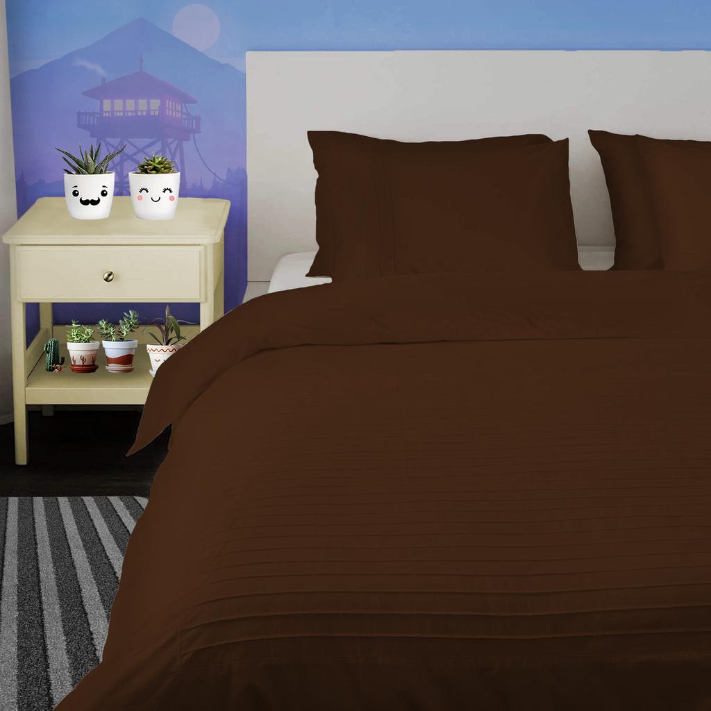 Moroccan Streak 3PC Duvet Cover Set in 100% Egyptian Cotton, 600TC - Multi Sizes & Colors