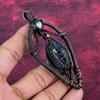 Tree Of Life Abalone Shell Pendant Copper Wire Wrapped Gemstone Jewelry Moonstone Rainbow Pendant