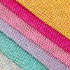 72 Flags Imitated Burlap Pennant Banner Multicolor Fabric Triangle Flag Bunting for Summer Party and Festival Classroom Hanging Decoration