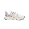 Li Ning Kids Letter Color Block Shock Absorption Rebound Soft Lightweight Low Top Casual Shoes Kids Casual Shoes Purple YKCU112-2