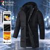 TUCANO Men's Mid-Length Quilted Winter Jacket
