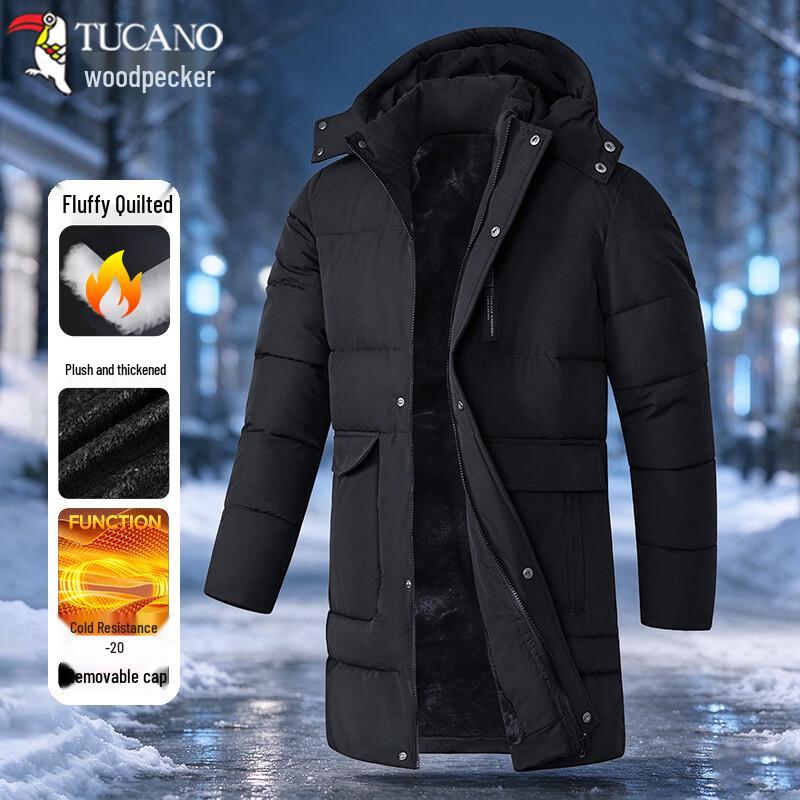 TUCANO Men's Mid-Length Quilted Winter Jacket