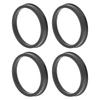 Ein ABSOPRO 67,1 mm auf 59,1 mm Radnaben-Zentrierring Schwarz