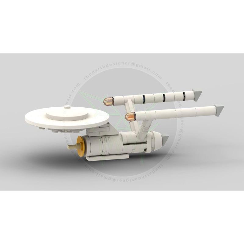 Platinum Brick MOC-12054-1 Starship Enterprise (Star Trek)