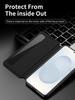 Samsung S26 Ultra Leather Phone Case with Smart Sleep Window and Full Coverage Anti-fall Protection