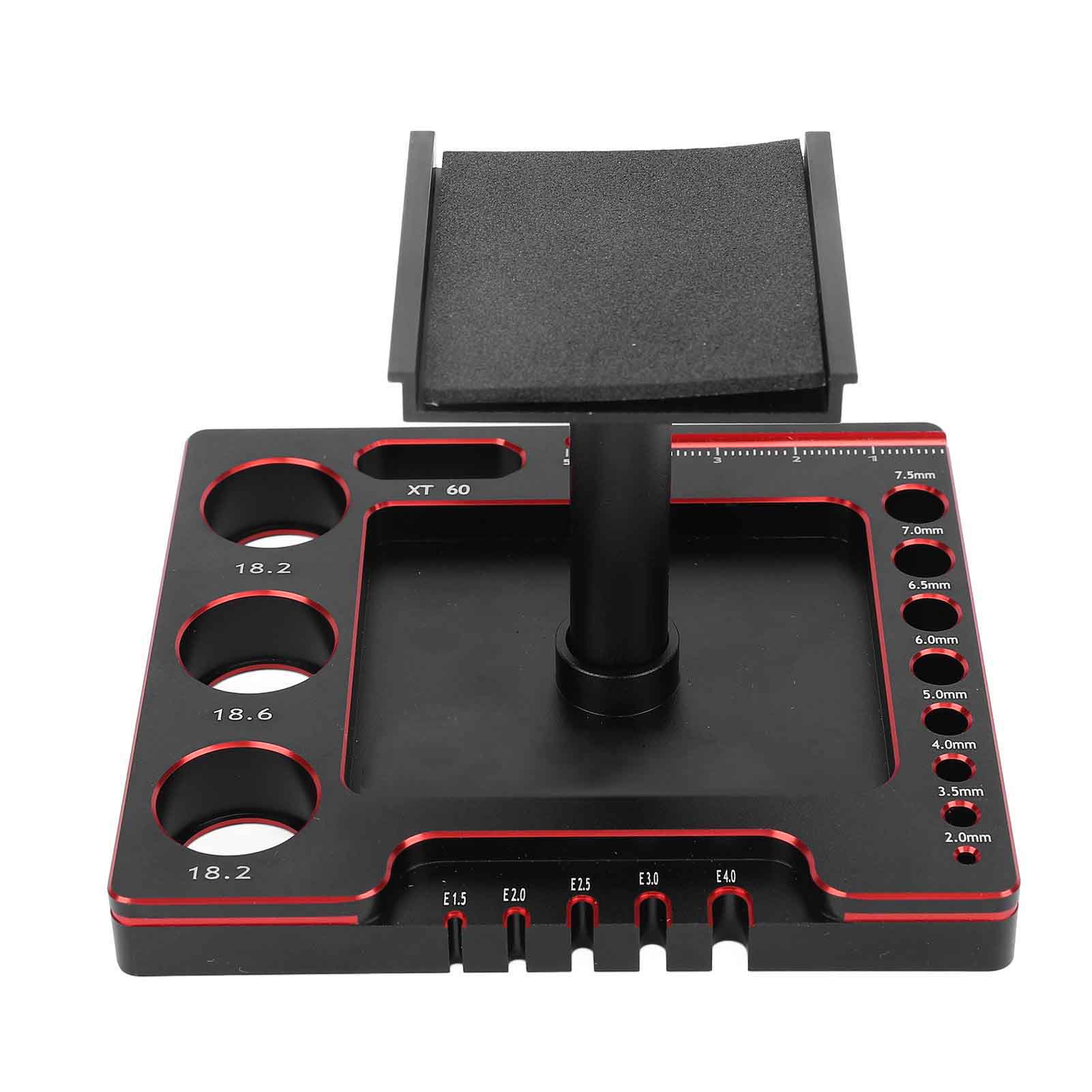 

RC Car Work Stand Professional Aluminum Alloy RC Car Repair Workstation with Repair Tool Set for