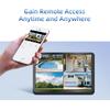 4MP Wireless Solar Surveillance Camera with Touch Screen – Outdoor Waterproof for Home & Mobile Remote Monitoring