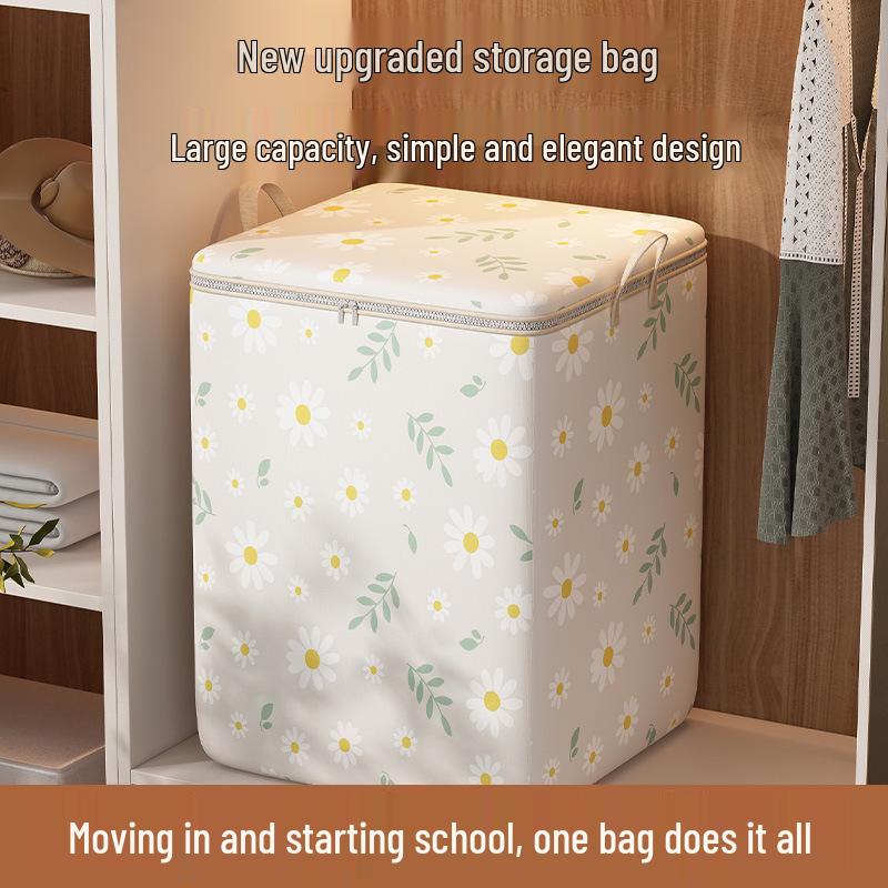 Foldable Large Capacity Wardrobe Organizer Box for Clothes and Quilts