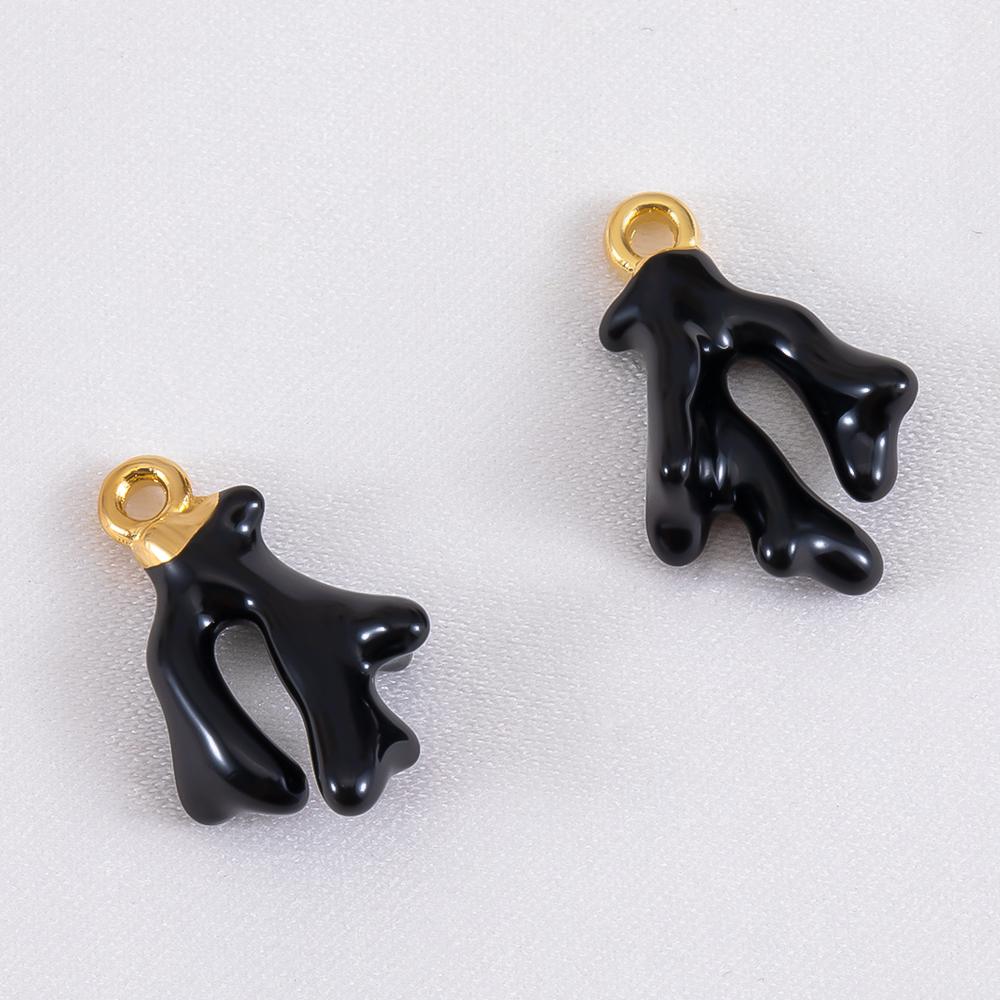 10pcs Trend White Enamel Ocean Coral Conch Fish Bones Fishtail Heart Charms Alloy Pendants DIY Necklace Keychain Jewelry Making