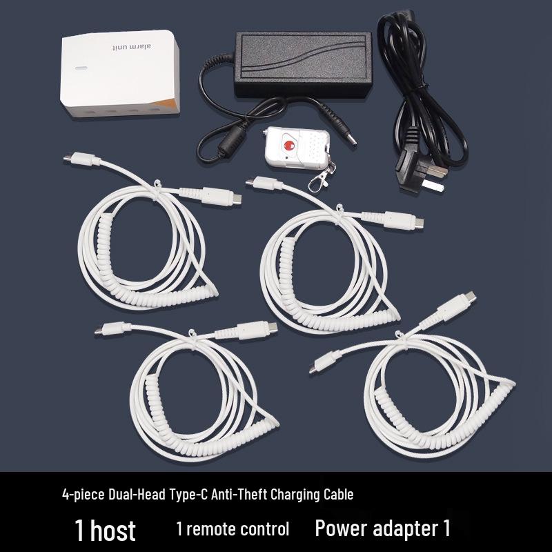 Multi-Channel Anti-Theft Display Stand with One-to-Eight Alarm for Mobile Phones