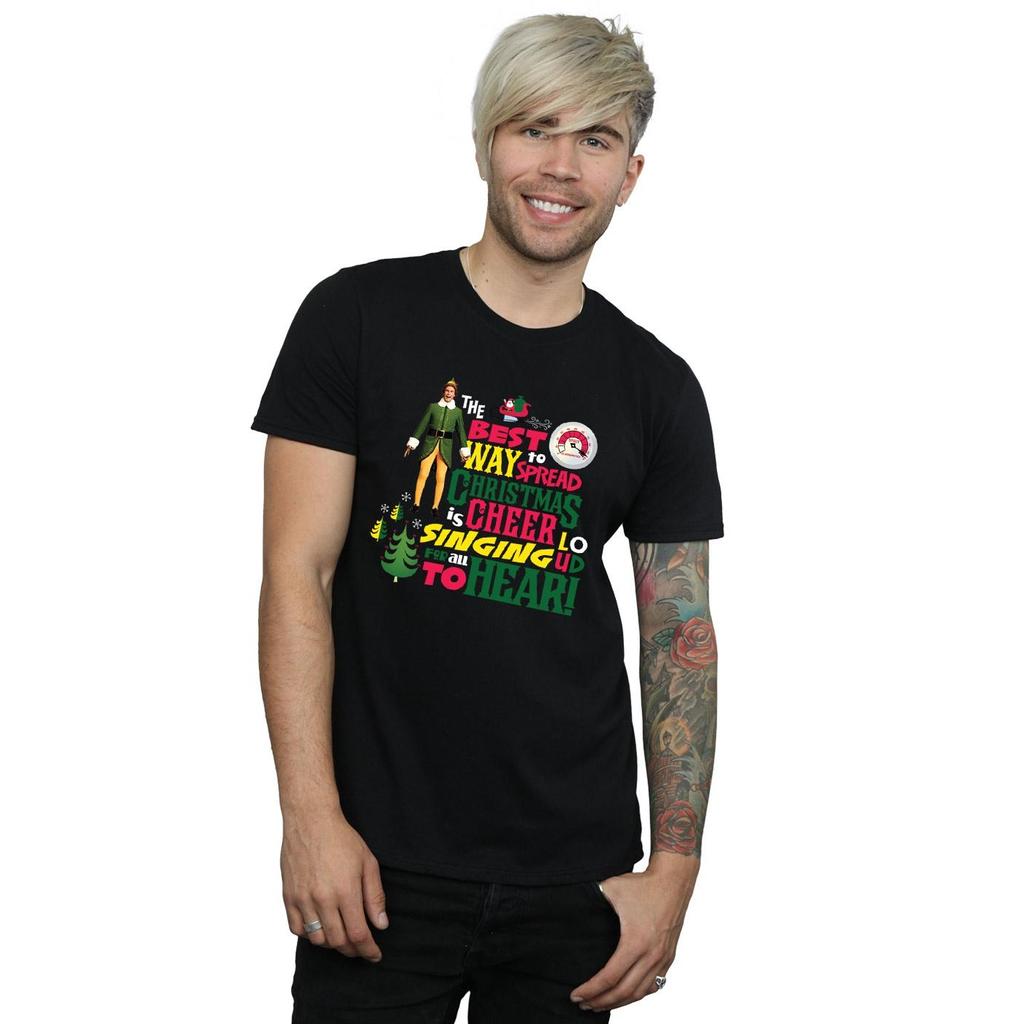 Elf Mens Christmas Cheer T-Shirt