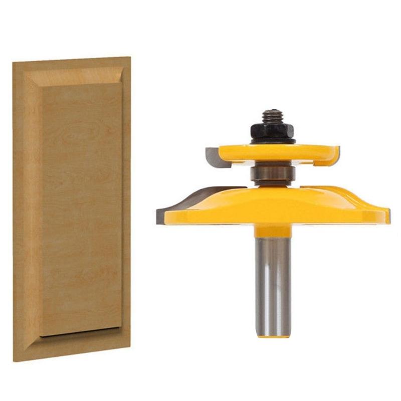 1/2inch Shank Raised Panel Router Bit Door Wood Cutting Tool Woodworking Router Bit Door Panel Engraving Carving Tool