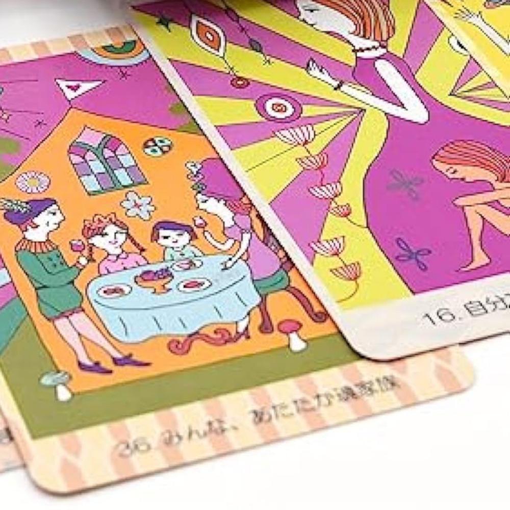 10.4*7.3cm Heartwarming Soul Oracle Deck Card Games Japanese Language 40 Pcs Cards