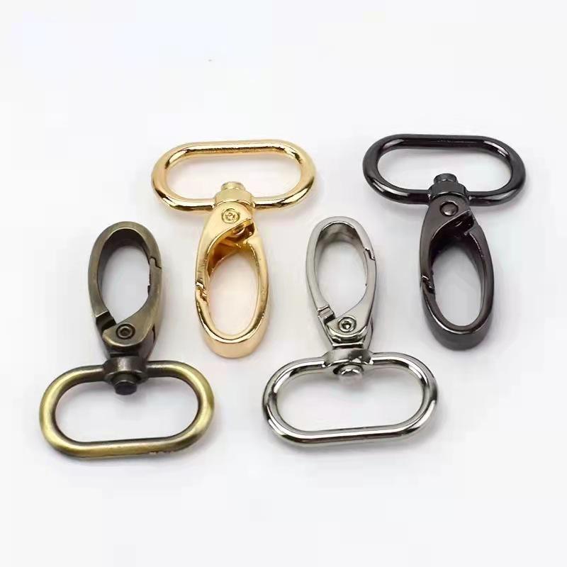Zinc Alloy Dog Buckle Webbing Hook for Bag Straps