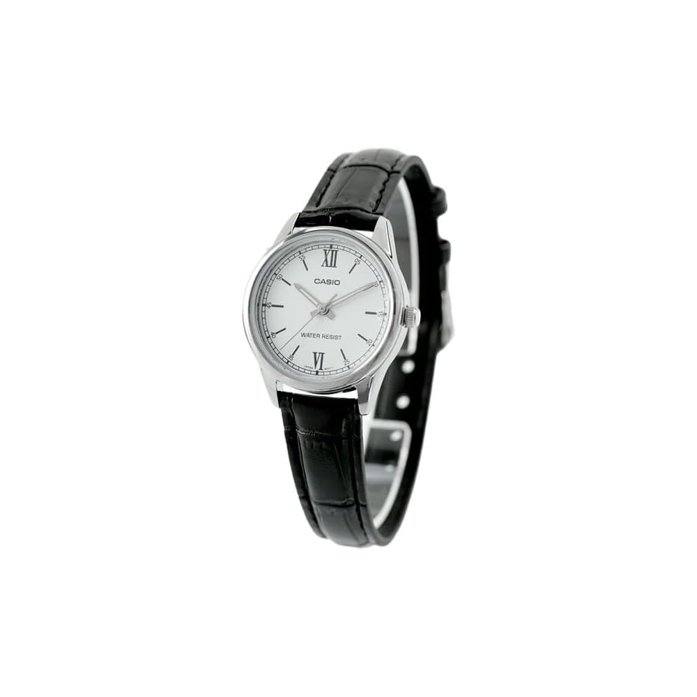 Casio Cheap Casio Standard Quartz Women s Wristwatch LTP-V005L-7B2 Leather Band Silver