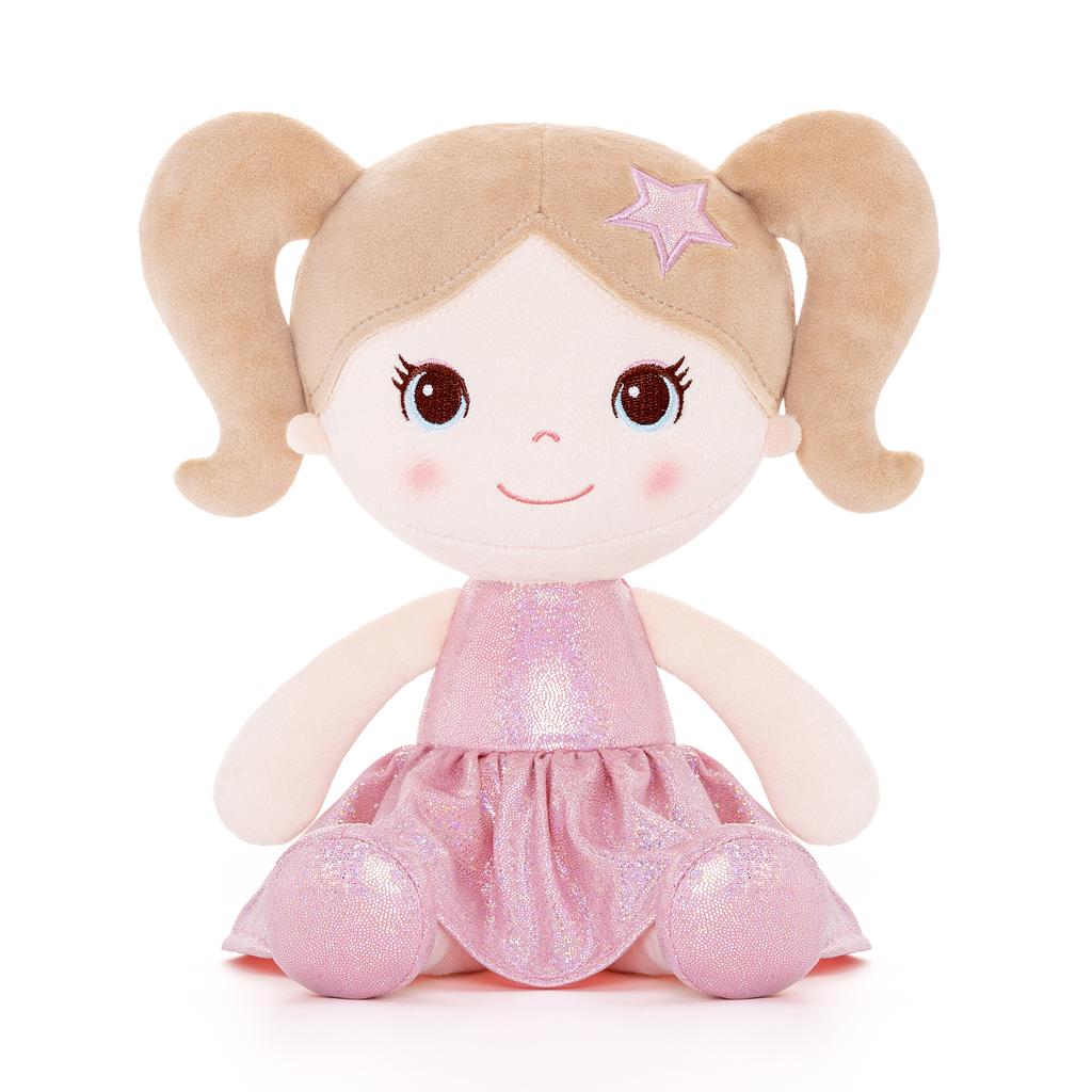 Plush Toys New Design Fashion Girl Tina Dolls Curls Dolls Furry Friends for Kids Birthday Gift Pink