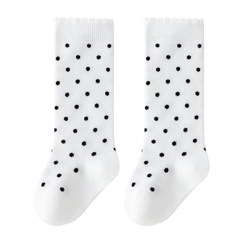 

Носки для малышей Новорожденный Ребенок Детские Мягкие Носки в Горошек Весна Изысканный Хлопок Девочка Осень Младенец Мальчик Милые Белые Носки L белый