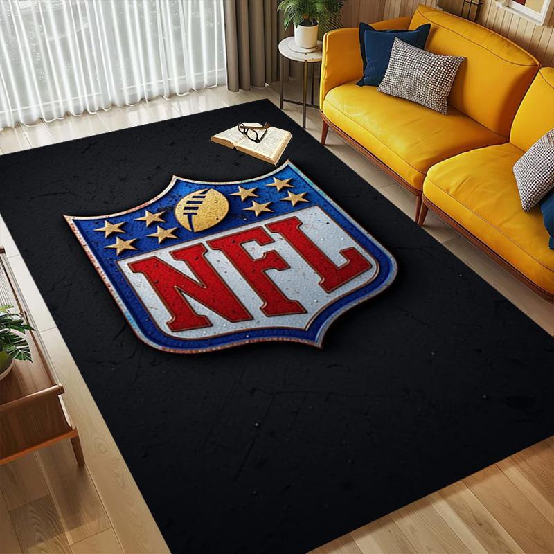 NFL Spiel Wohnzimmer rutschfester Teppich Weicher Teppich für Schlafzimmer Spielzimmer Sofa Büro Heimdekoration Fußmatte Weihnachtsgeschenk C10271