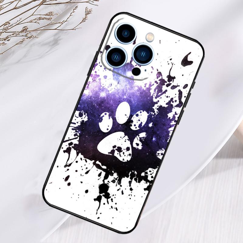 Cat Dog Paws Phone Case For iPhone 16 Pro Max 15 14 12 11 13 17 Pro Max Plus 12 13 Mini 16e 17 Air Cover