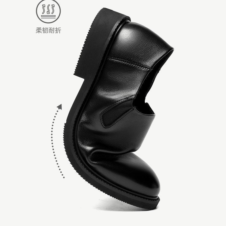 Men's Leather Shoes Classic Business Casual Dress Shoe Soft Sole Driving Shoes for Men Oxford Office Shoes Slip-On Loafers
