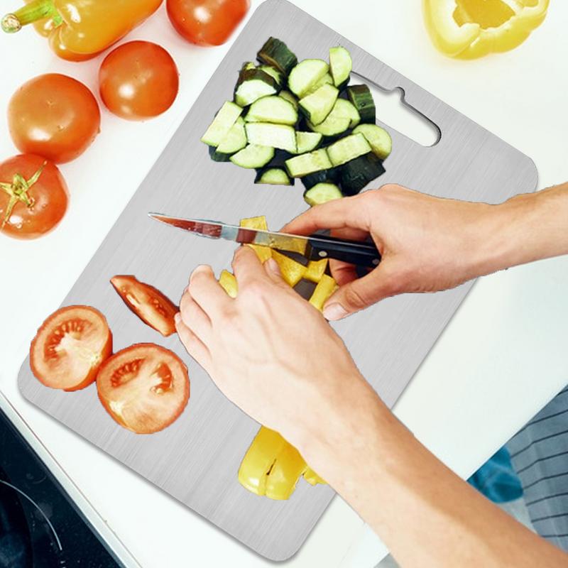 Kuchyň Domov Titanové prkénko Kuchyňský titanový kov Silný kov Oboustranné prkénko Na maso Ovoce Zeleninu