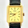 SEIKO Watch Gold Square 991776 New Strap [New Battery] Ladies' 2621-5110