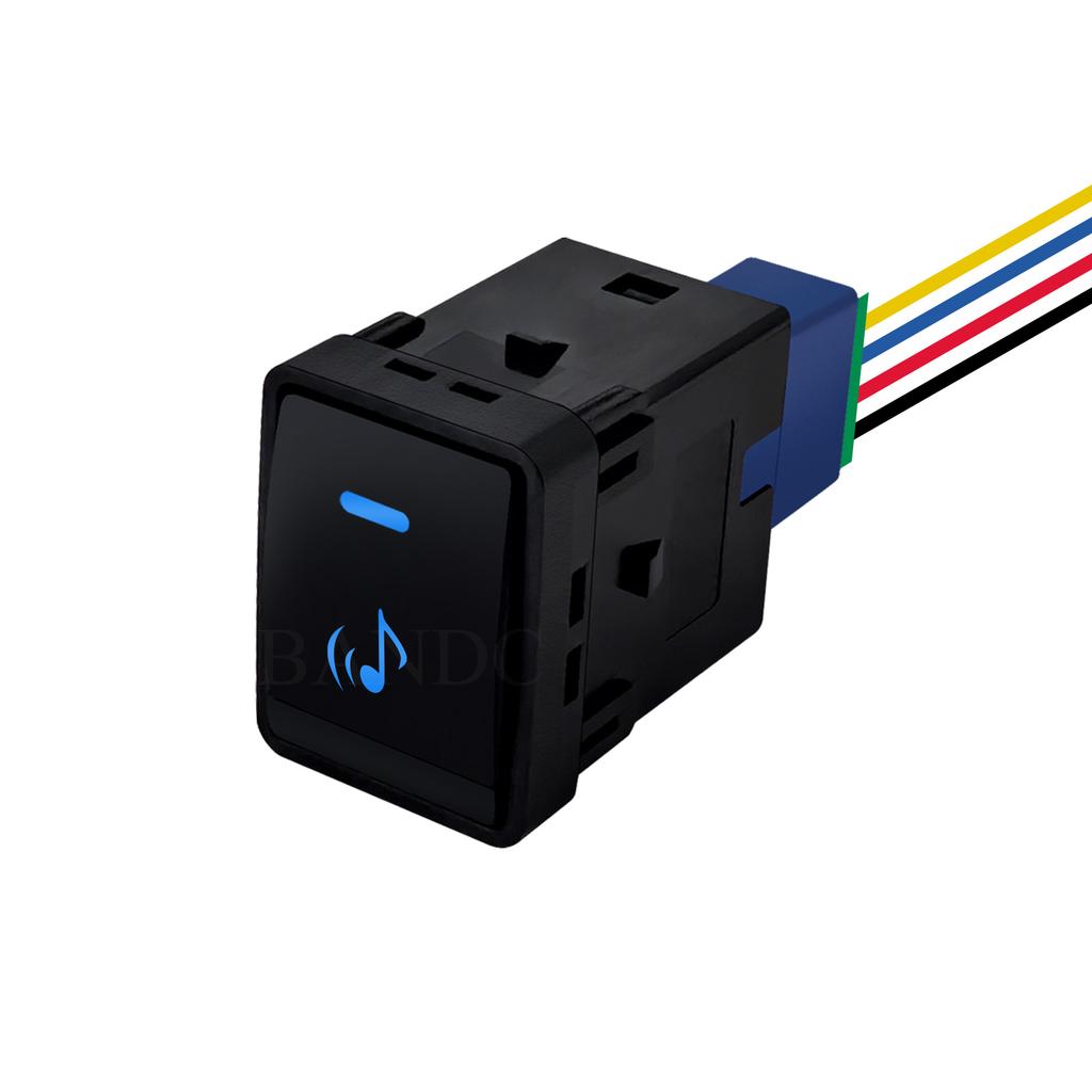 Blue Led Push Button Switch with Wiring Connector for Nissan Navara NP300 X-Trail Pathfinder 3Amp/12V Cup Holders 5
