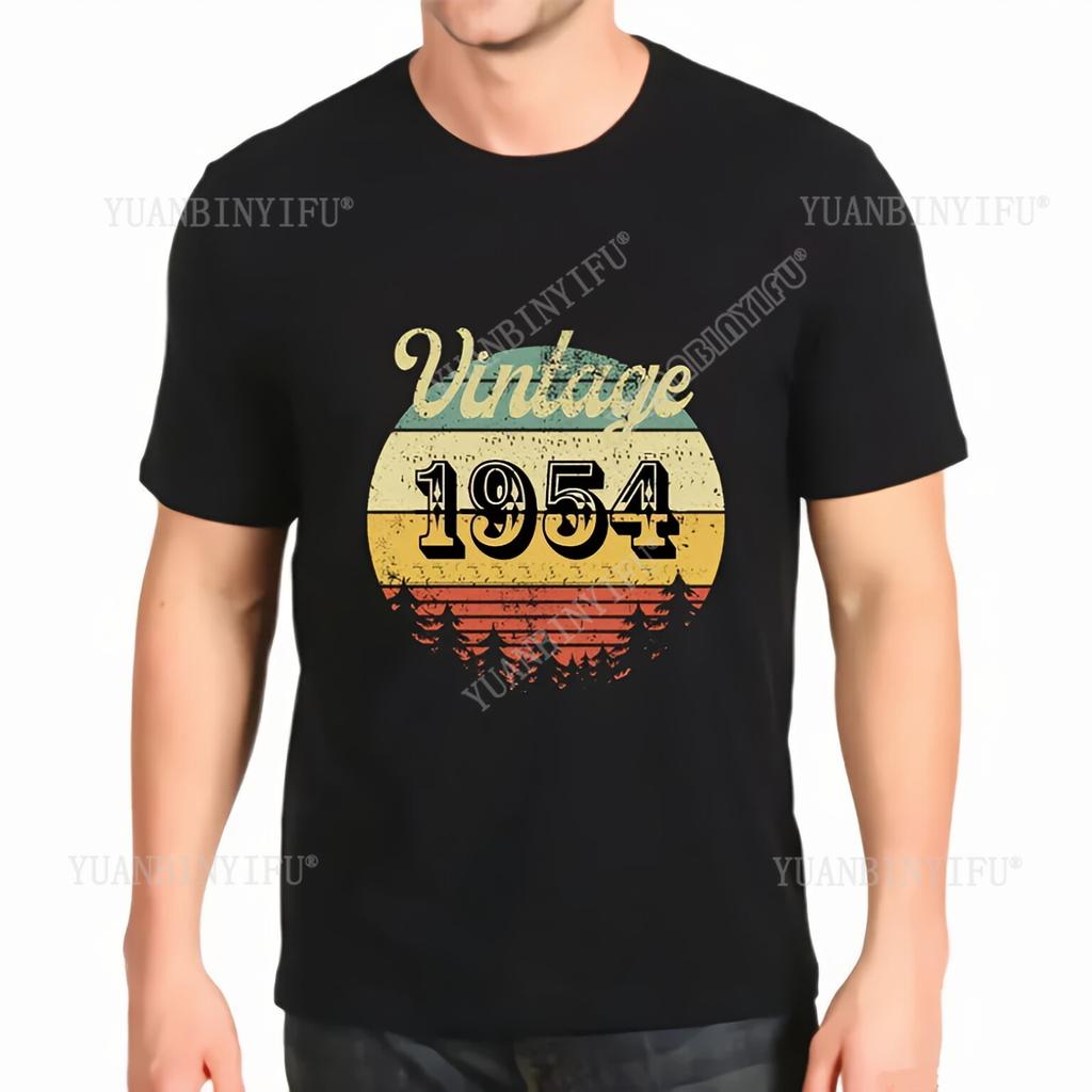 Street Fashion Vintage Made  1954 73th Birthday T Shirts 73 Years Old  Born  Gift Serial  Dad and Grandpa