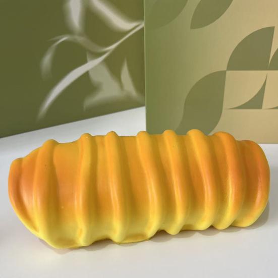 Bread Stress Relief Toy Realistic Bread Squeeze Toy Soft Elastic Toast Croissant Fidget Toy for Adults Teens Anxiety Relief
