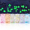 SUOKOMR Cute 3D Stickers 6 Sheets Pack Perfect for Home Cell DIY and Air-Covered Glow-in-the-Dark - - Decoration, Decor, Gifts, Phones, Diaries,