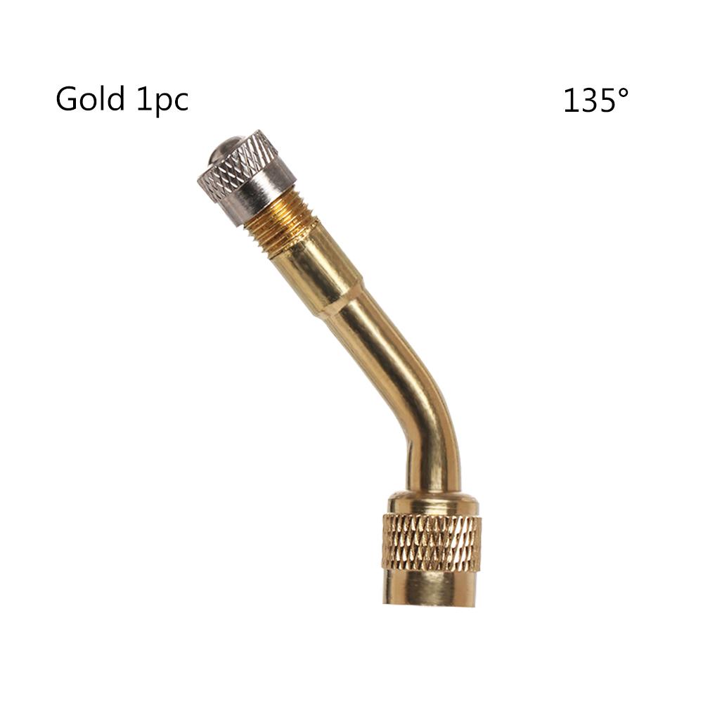 2Pc Miexd 45/90/135 Degree Air Tyre Valves For Truck Motorcycle Cycling Accessories Adapter Car Valve Extension Stem Brass