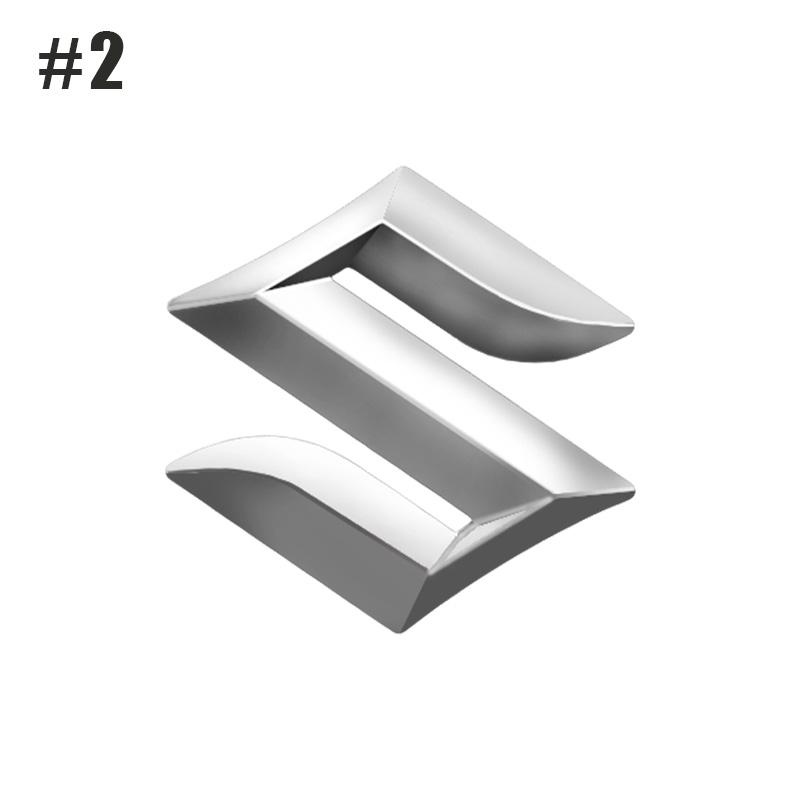 Suzuki Swift SX4 Alto Baleno Jimny Car Hood Front & Rear Emblem Badge ABS Grille Logo Sticker for Vehicle Compartment