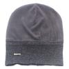 Wollmütze Herren Winter Skullies Beanies Britische Strickmütze Einfarbige Wollmütze Doppelschichtige Samtmütze