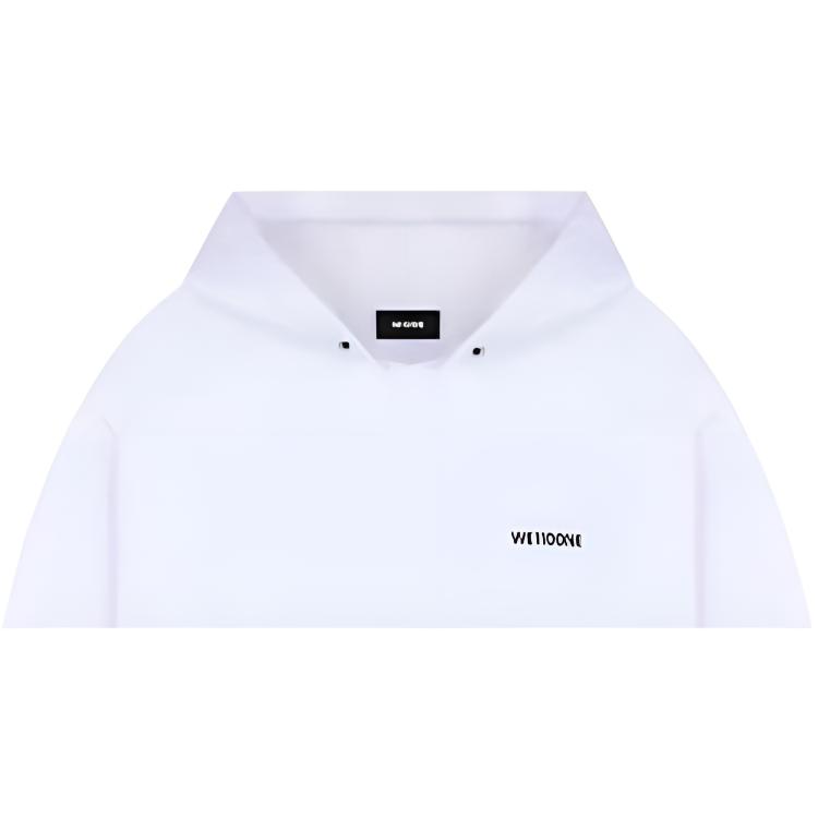 We11done Letter Logo Hoodie Unisex hoodies White WD-TP2-20-717-U-WH