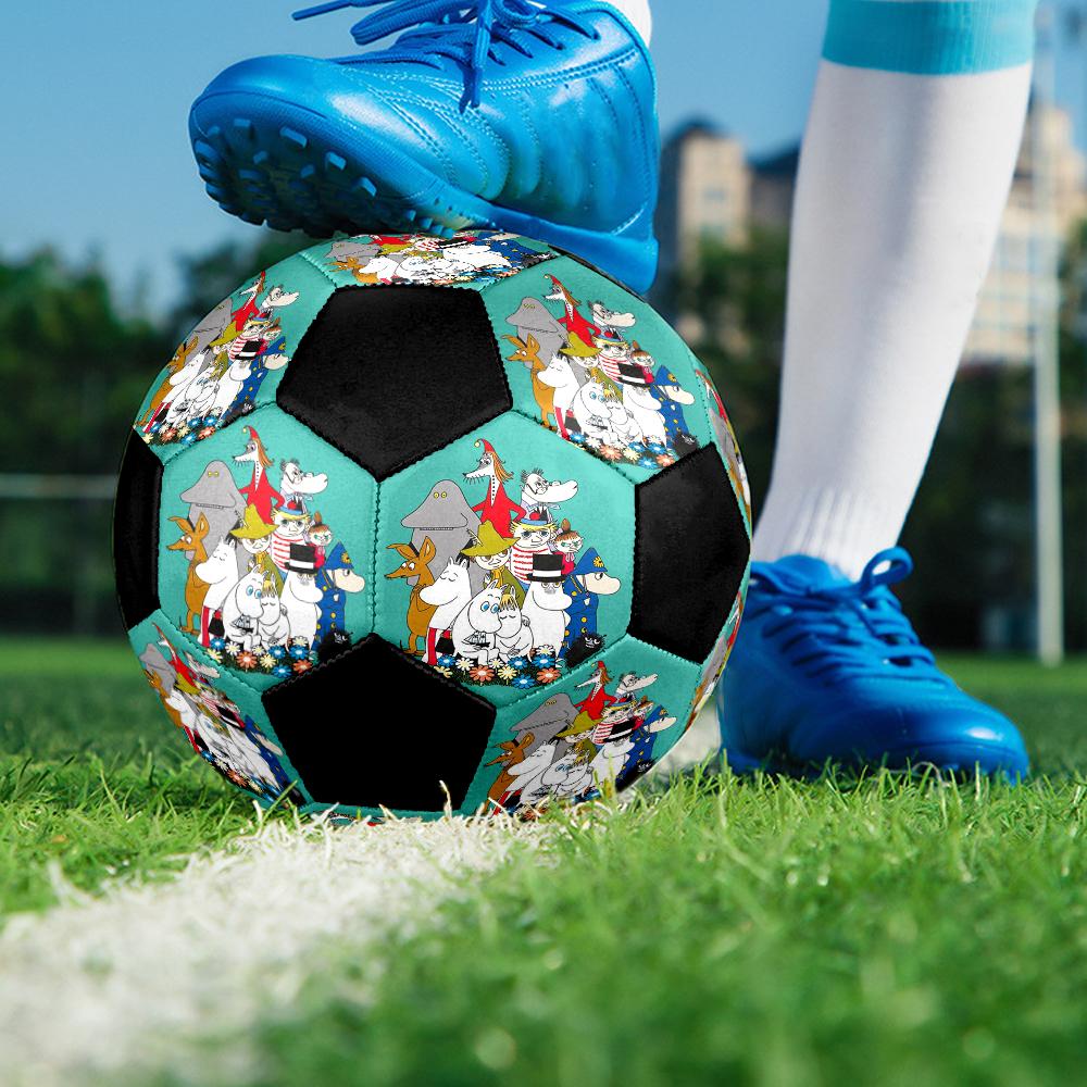 Moomin Theme Size 5 Soccer Ball, Suitable for Both Indoor and Outdoor Matches, a Gift Suitable for Everyone.