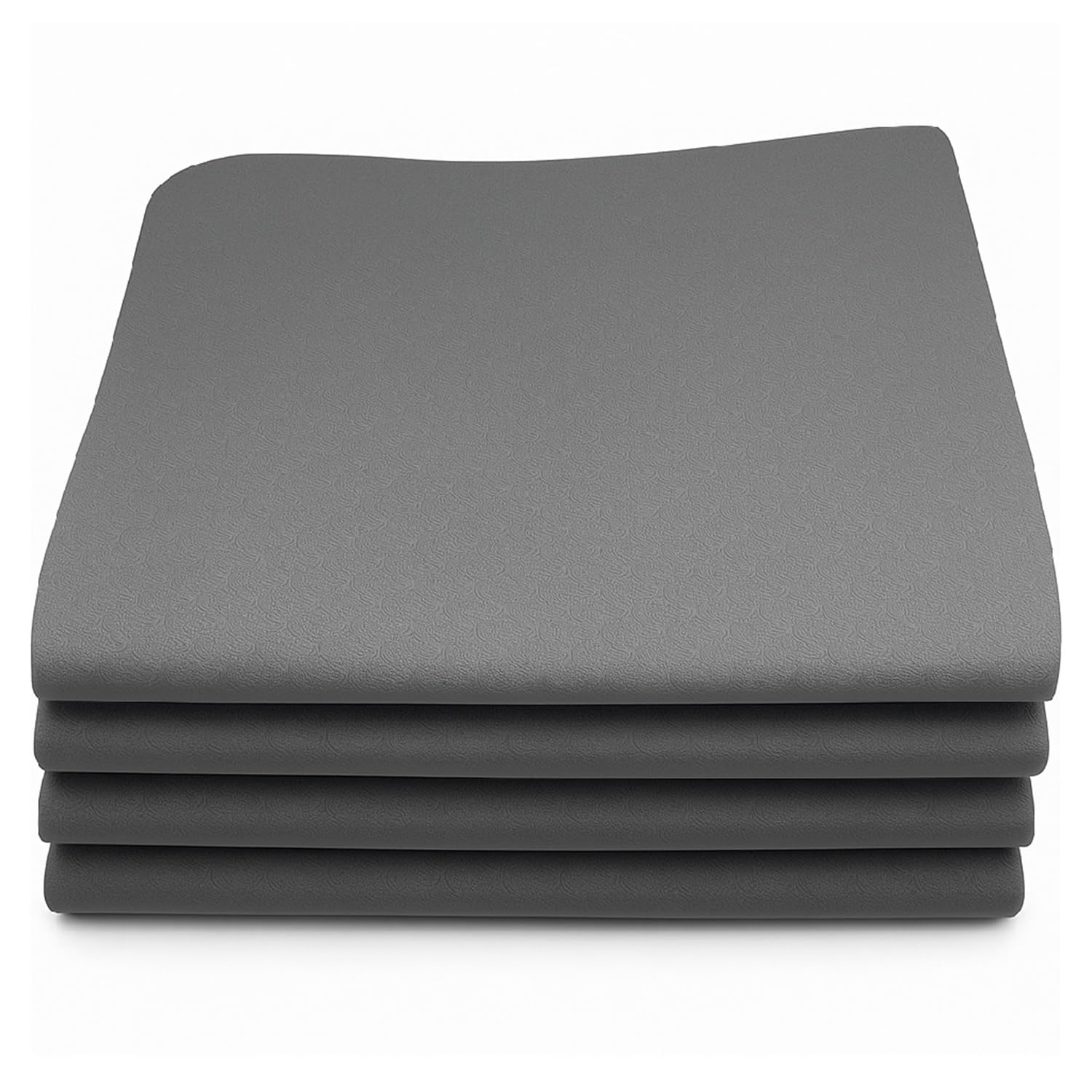 

Foldable Yoga Professional Exercise Mat for 182cm x 4mm Black S-NET Mat, Non-Rolling, Lightweight, Grade, Pilates, 61cm, Thickness, SN-396-YM, чёрный