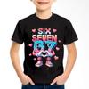 Summer Children's 3D Printed Crew Neck Short Sleeve T-Shirt