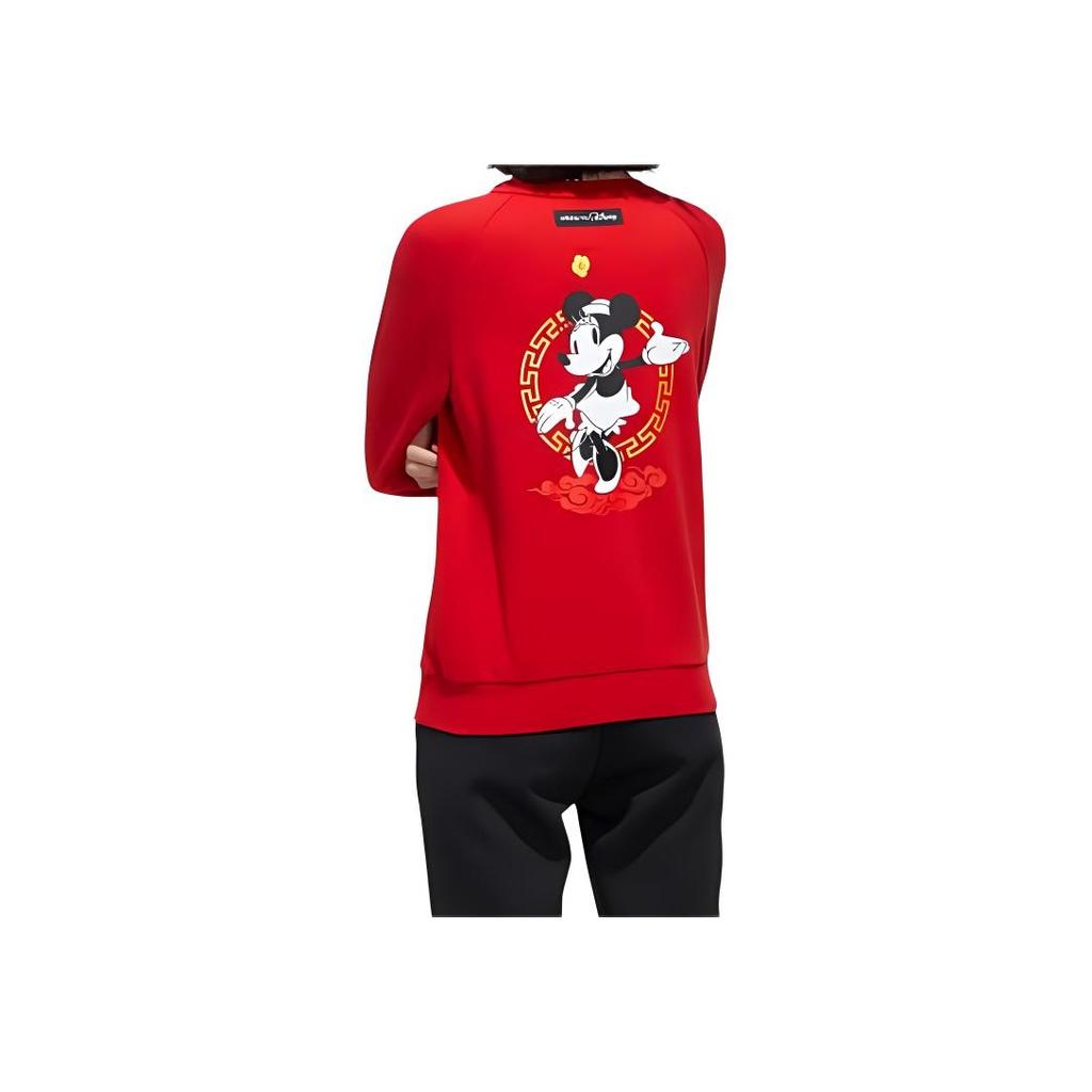 Adidas Neo CNY Minnie Print Sport Sweatshirt Women Tops Light-Crimson GE7770