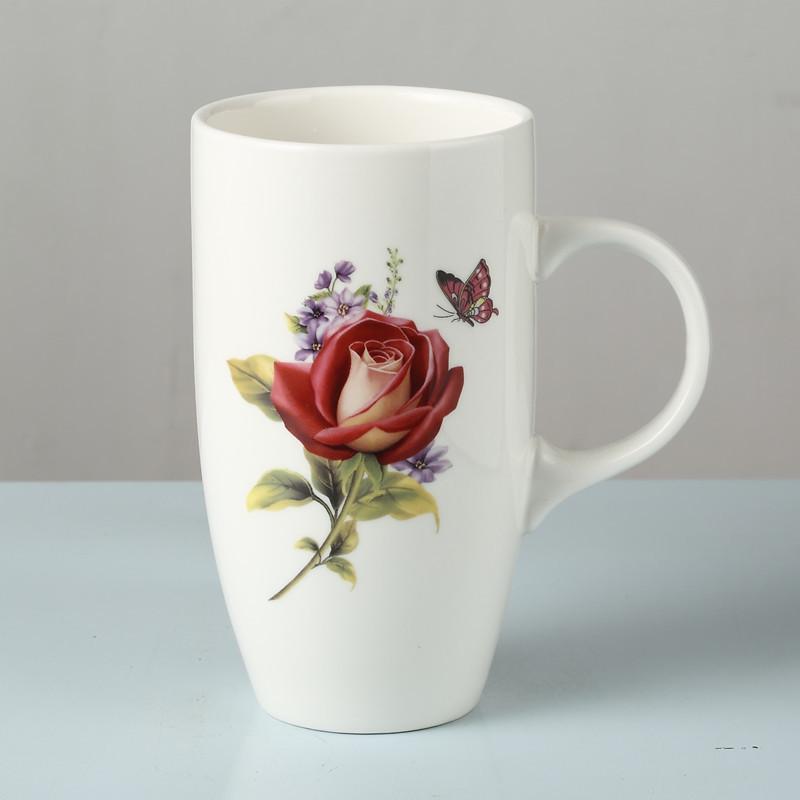 500ml Large Ceramic Office Mug - Creative Breakfast & Coffee Cup
