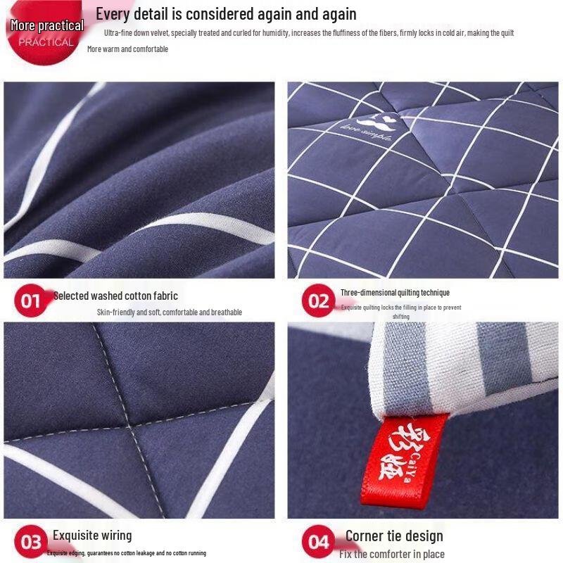 JINGRUIXIANG Student Dormitory Quilt Bedding Set