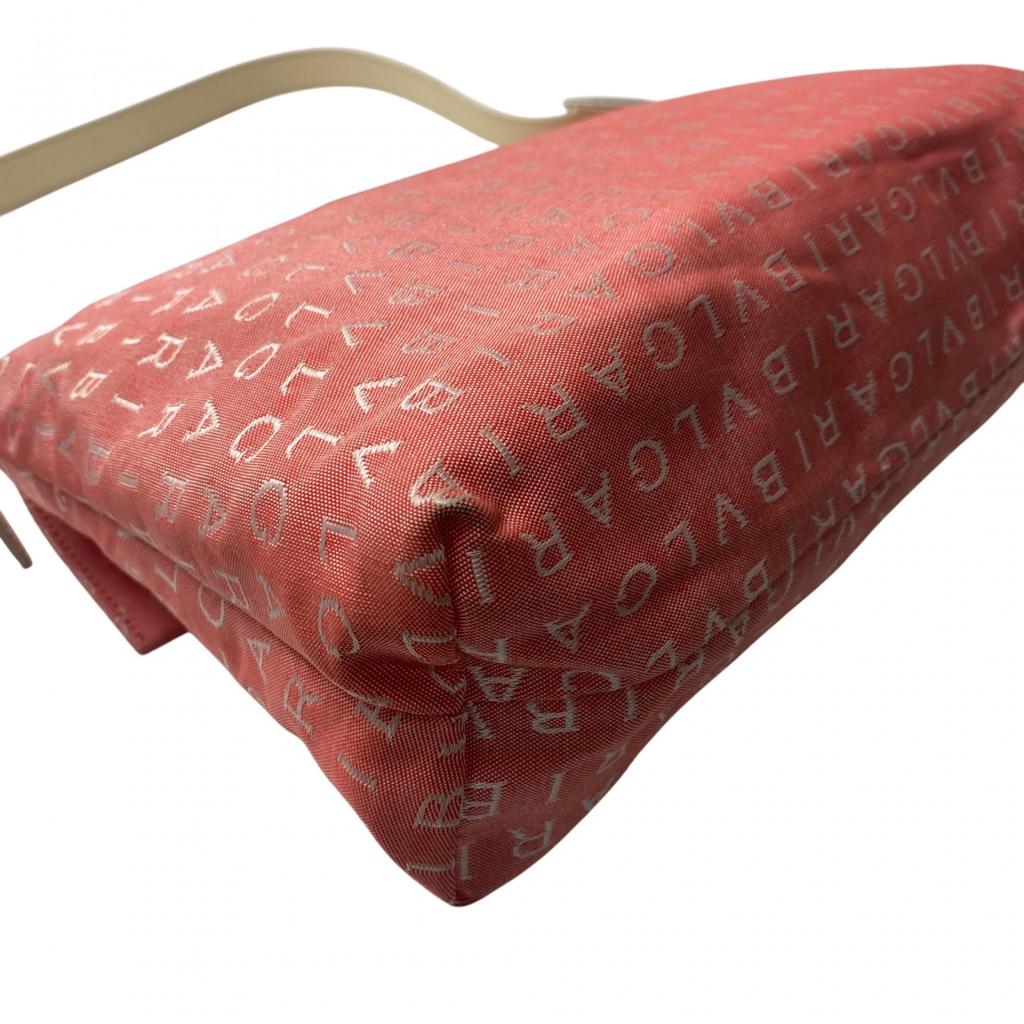 Used BVLGARIHandbag Pink/Ivory canvas/leather Women