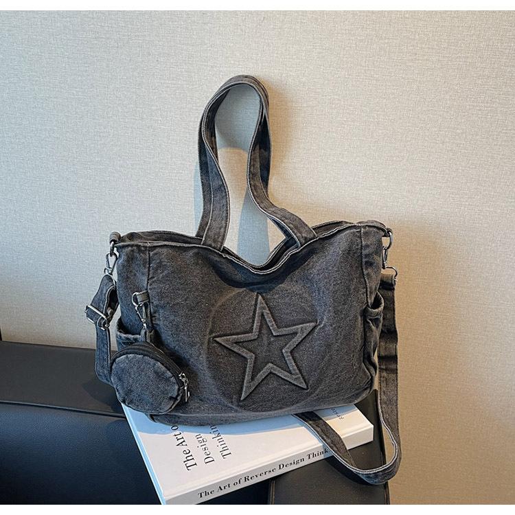 

Персонализированная матовая многоцелевая сумка 2025 новая сумка женская ретро простая большая вместимость тоут на плечо