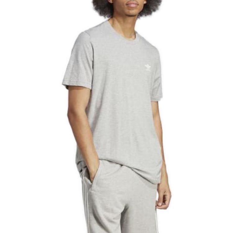 adidas Originals Trefoil Essentials T-shirt 'Grey' Men's IA4865