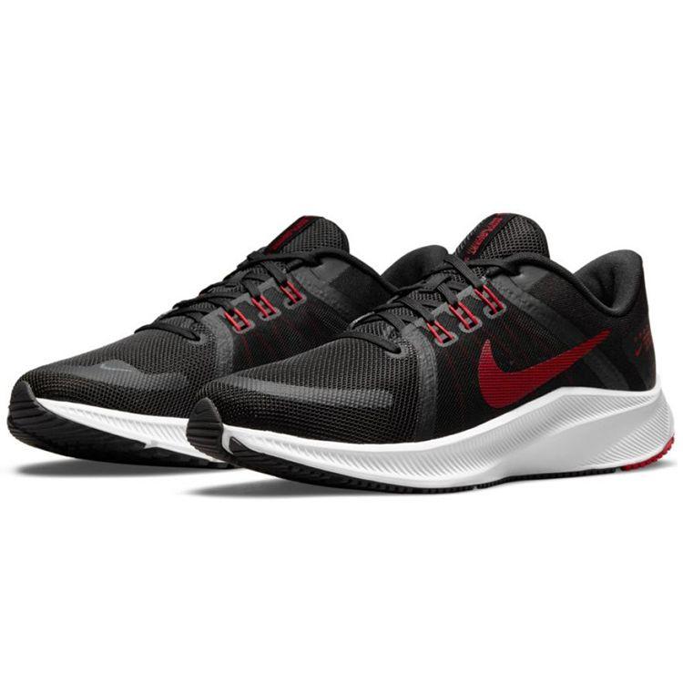 Nike Quest 4 Black University Red Men Sneakers White Dark-Smoke-Grey DA1105-001