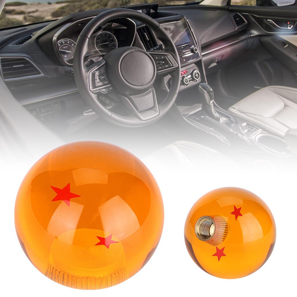 Universal Personalized Car Gear Shift Knob Shifter Lever Head Orange