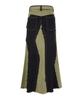 Lara Fox Color Block Damage Skirt Khaki Bp4Ds001