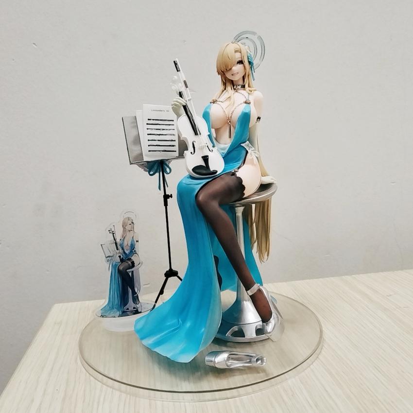 23CM Blue Archive Hina Swimsuit Asuna Bunny girl figure PVC Action Anime model adult Collection Dolls toys gift