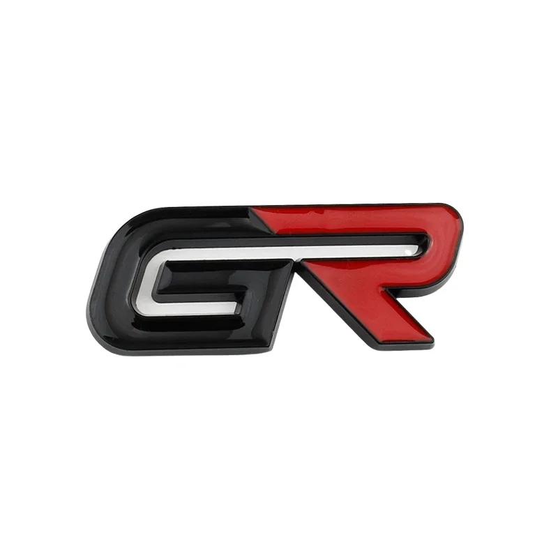 

Metal Car Trunk Front Grille Badge Side Emblem Sticker for Toyota GR Logo Yaris Camry Corolla Body Decal Exterior Accessories