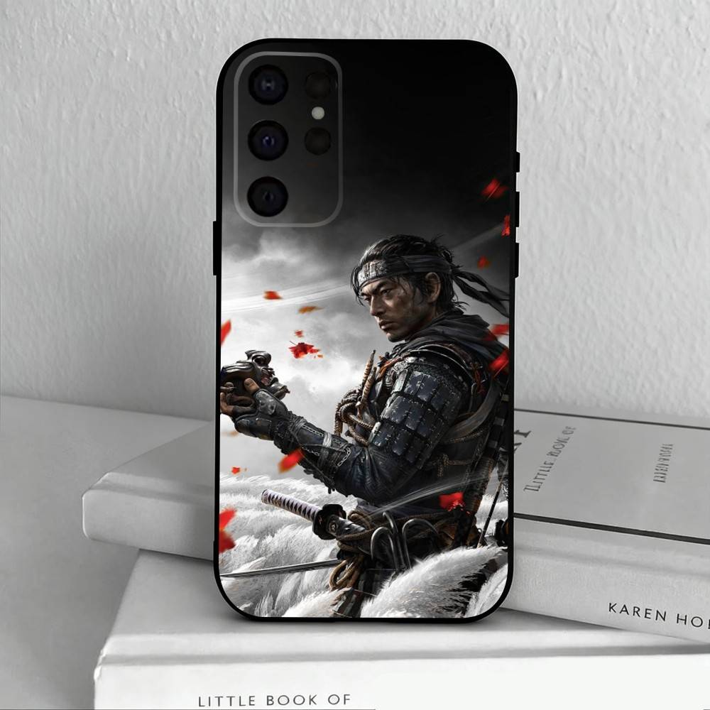 Game G-Ghost Of Y-Yotei  Phone Case For Samsung S25,S24,S21,S22,S23,S30,Ultra,S20,Plus,Others Soft Black Case